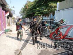 Bentuk Sinergitas TNI Polri, Gelar Kerja Bakti Bersama di KBD Danukusuman