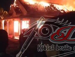 Si Jago Merah Lahap Rumah Di Probolinggo, Hanya Dua Ekor Sapi Yang Terselamatkan