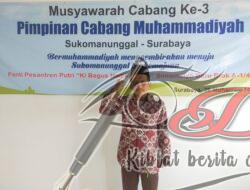 Musthofa Hamal Terpilih Jadi Ketua Muhammadiyah Sukomanunggal Surabaya Periode 2022-2027
