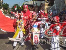 Peringati HUT ke-78 RI, SD Muhammadiyah 11 Surabaya Gelar Jalan Sehat