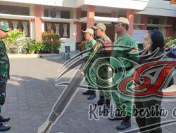 Inilah Pesan Babinsa Kratonan Saat Pimpin Apel Pagi Anggota Linmas