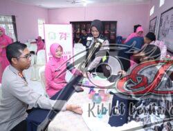 Bhayangkari Peduli Kemanusiaan, Sumbangkan Puluhan Kantong Darah di Situbondo