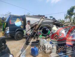 Polisi Kembali Salurkan Bantuan Air Bersih Untuk 400 KK di Ngawi