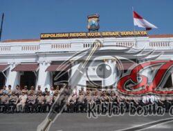 Kapolrestabes Surabaya Pimpin Upacara Serah Terima Jabatan Kabagops, Kasatreskrim dan Kapolsek Gununganyar