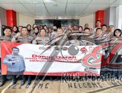 Bidhumas Polda Jatim Gelar Baksos Donor Darah di PMI Surabaya, Sambut HUT Humas Polri Ke-72