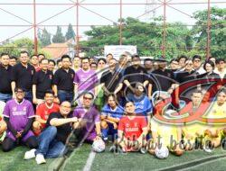 Perkuat Sinergisitas, Polri dan Jurnalis Gelar Seven Soccer