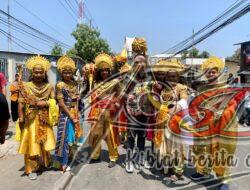 Arak-arakan Ancak Warnai Sedekah Bumi Warga RW 04 Sambikerep Surabaya