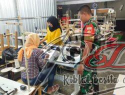 Babinsa Gelar Komsos dan Berikan Motivasi UMKM Daerah Binaan