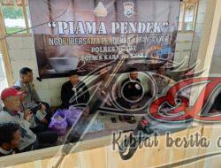 Bersama Ketua Pencak Silat, Polsek Karanganyar Gelar Silaturahmi dan Piama Pendek