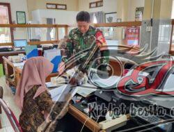 Babinsa Kelurahan Tipes Adakan Update Puldata Teritorial