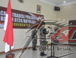 Dandim 0724/Boyolali Pimpin Korps Raport Pindah Satuan Perwira Kodim
