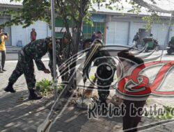 Karya Bakti TNI, Kodim Boyolali Sasar Pasar Pengging dan Dukuh Gatak