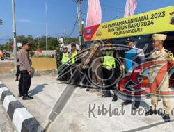 Puluhan Personel Kodim Boyolali Di Terjunkan Dukung Pengamanan Pos Nataru