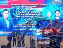 Khofifah Emil mendapat rekomendasi kembali untuk Maju Pilgub 2024 dari Ketum Demokrat Mas AHY
