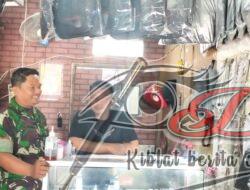 Babinsa Joyotakan Motivasi Pelaku UMKM Pedagang Butik