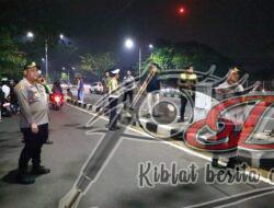 Malam Pergantian Tahun Polres Pelabuhan Tanjungperak Tindak Puluhan Knalpot Brong di Suramadu