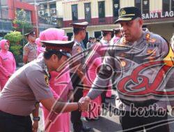 Kapolres Pelabuhan Tanjung Perak Pimpin Upacara Kenaikan Pangkat 39 Personil