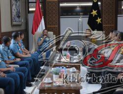 Kapolda Jatim Terima Kunjungan Pangkoarmada ll, Sinergitas
