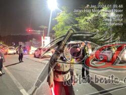 Harkamtibmas Jelang Pemilu, Polres Tanjung Perak Gelar Patroli KRYD