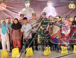 Kodim dan Polres Sragen Gelar Karya Bakti dan Bakti Sosial di Bukuran Kalijambe