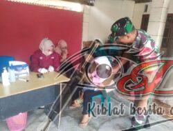 Babinsa Turut Suksesnya Imunisasi Polio