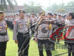 Kapolres Blitar Cek Kompi Dalmas Pastikan Kesiapan Personel Pengamanan Pemilu 2024