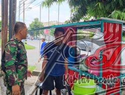 Babinsa Kunjungi Pelaku UMKM Binaan