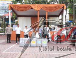 Pastikan Kesiapan Personel, Polres Malang Gelar Simulasi Pengamanan TPS Pemilu 2024