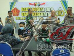 Sinergitas Polres Mojokerto dan Kodim 0815 Berikan Layanan Pengobatan Gratis Untuk Warga
