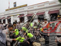 Polrestabes Surabaya Apel Gelar Perlengkapan Personil Pengamanan TPS Pemilu 2024