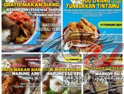 Polres Pelabuhan Tanjung Perak Siapkan paket Makan Siang Gratis Usai Coblosan.