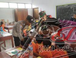 Dampingi Warga Binaanya, Pak Bhabin Polres Ngawi Turut Sukseskan Program Imunisasi Polio