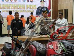 Polres Pamekasan Berhasil Amankan Pasutri Tersangka Curanmor dan Sita 15 Unit Motor
