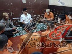 Tingkatkan Keimanan, Polisi Berikan Bimbingan Rohani Kepada Tahanan di Polres Tulungagung