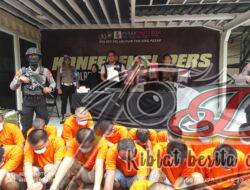Polres Perak Ringkus Dua Puluh Satu Tersangka Budak Narkoba