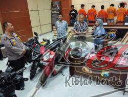 Subdit III Jatanras Ditreskrimum Polda Jatim Berhasil Ungkap Komplotan Curanmor 9 Tersangka Diamankan