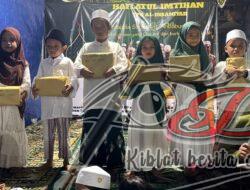 TPQ AL-Ihsaniyah Adakan Acara Imtihan Sekaligus Mengadakan Sebuah Pembagian Hadiah Kepada Murid