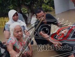 Gerak Cepat, Polisi bersama TNI dan BPBD Evakuasi Ribuan Warga Terdampak Banjir di Bangkalan