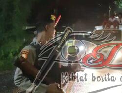Polisi Tertibkan Sound Horeg Jelang Sahur di Paseban Jember