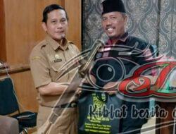 Koordinator Tagana Sambangi Kadinsos Baru Drs Mustangin MSi