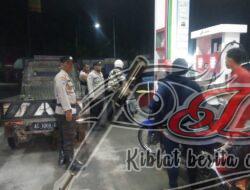 Polres Tulungagung Intensif Melakukan Patroli di SPBU Jelang Mudik Lebaran Pastikan Ketersediaan BBM