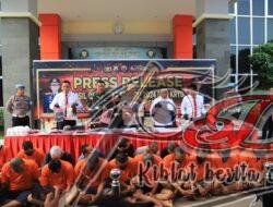 Polres Gresik Berhasil Amankan Ratusan Tersangka Selama Operasi Pekat Semeru 2024