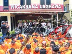 Jelang Hari Raya Idul Fitri 1445 H Polres Tanjung Perak Berhasil Ungkap 55 Kasus Dengan 60 Tersangka