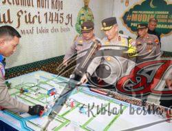 Kapolda Jatim Cek Pospam Pastikan Malam Jelang Lebaran Aman dan Kondusif