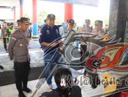 Kapolres Ngawi Cek Terminal Bus, Pastikan Kelayakan Angkutan Lebaran