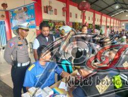 Polres Ngawi Gelar Tes Urine dan Kesehatan bagi Sopir Angkutan Umum Jelang Arus Balik