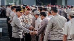 Kapolrestabes Surabaya, Gelar Halal Bihalal Bersama Personil di Halaman Mapolrestabes Surabaya