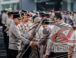 Kapolrestabes Surabaya, Gelar Halal Bihalal Bersama Personil di Halaman Mapolrestabes Surabaya