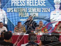 Polda Jatim Berhasil Tekan Angka Kecelakaan dan Gangguan Kamtibmas Dalam Operasi Ketupat Semeru 2024