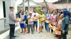 Polres Tulungagung Salurkan Bantuan Sembako Untuk Warga Terdampak Bencana di 3 Desa